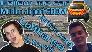 [FSX] Follow me car at Munich (EDDM) w/Tomáš
