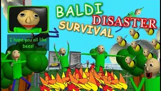 BALDI Natural Disaster Survival In Roblox!! [PURE CHAOS] (Roblox)