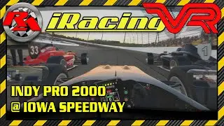 iRacing VR AI Practice - PM18 @ Iowa: 3-wide nail biter!  Oculus Quest 2