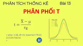 Phân phối student t (student's t distribution) | Phân Tích Thống Kê 13 | Learn to do SCIENCE