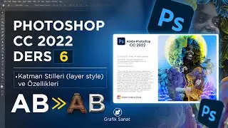 PHOTOSHOP CC 2022 DERSLERİ ( Katman Efekt Stilleri ) 