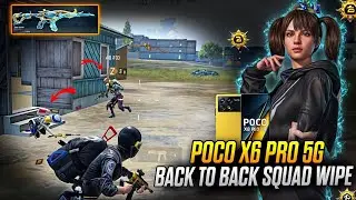 FAST 1V4 CLUTCHES BGMI 3.2 UPDATE POCO X6 PRO BGMI TEST 💥