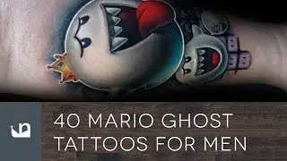 40 Mario Ghost Tattoos For Men