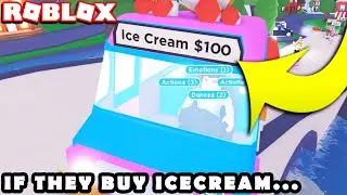 IF SOMEONE BUYS ICE CREAM FROM ME THE VIDEO ENDS (Roblox Adopt Me Ice Cream Truck Update)