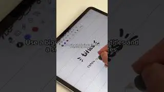 How to take aesthetic notes on your iPad ✍️