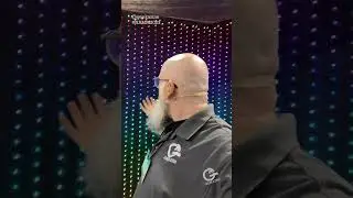 These Twinkly Curtain LED Lights with App Control
