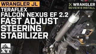 Jeep Wrangler JL Teraflex Falcon Nexus EF 2.2 Steering Stabilizer (2018-2019) Review & Install