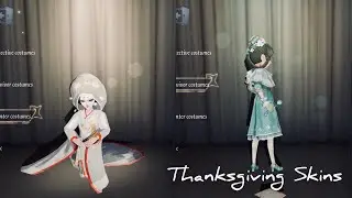 Identity V | Thanksgiving Skins | Geisha “Shiromuku” + Doctor “Yesterday”