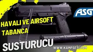 Susturucu Havalı Tabanca Ve Airsoft Tabanca İçin- www.kampseti.com
