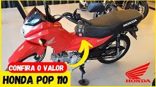 HONDA POP 110I VERMELHA PREÇO ATUALIZADO NESSE MÊS