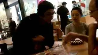 Cika Action In Front Of Bule.mp4