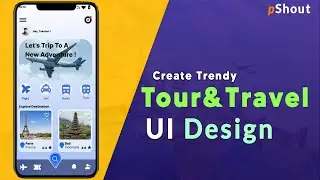 Create New Tour&Travels UI Design |#UI zone| User Interface #01