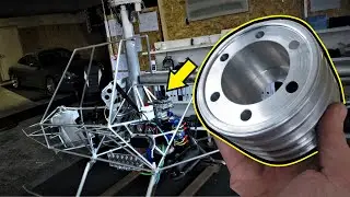 Beltdrive Engine Pulley EXPERIMENTAL HELICOPTER BUILD SERIES (Part 39)