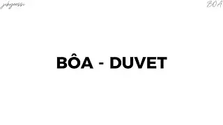 BÔA - DUVET/ lyrics