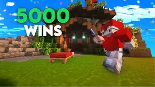 I Hit 5000 Wins In Hypixel Bedwars