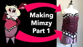 Making Mimzy from Hazbin Hotel | Part 1 | 2024 Halloween Costume