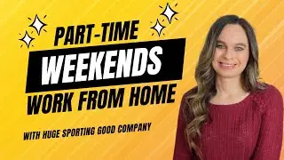 Part-Time WEEKENDS Night Work From Home Job With BIG Sporting Good Company | US Only | No Degree
