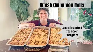 Amish Cinnamon Roll Recipe, SECRET INGREDIENT that makes them softer than ever. + Christmas recipes