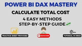 How to Calculate Total Cost in Power BI: 4 Best Methods Explained | #powerbi #dax (2024)