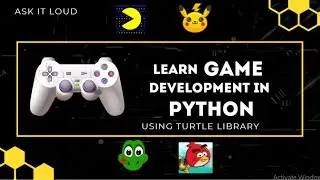 Game Development - 9 - Turtle Mouse Dragging Function| Logics|Python Game Development in hindi|