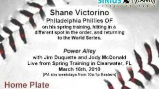 Shane Victorino, PHI OF, on spring training, hitting, return to WS - Sirius|XM