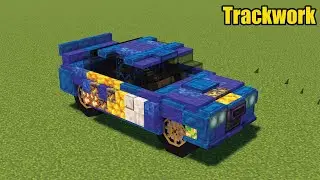 Create Mod :- Build working CAR In Minecraft | Trackwork Mod tutorial | Create Mod