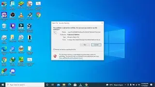 [REMOVE WARNING] This File Does Not Have a Valid Digital Signature That Verifies Its Publisher