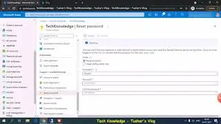 Reset password for azure vm