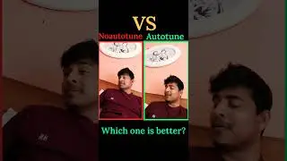 Autotune Vs Noautotune #song