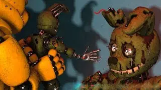 FNAF Springbonnie vs Possessed Springtrap (Fight FNAF Animations)