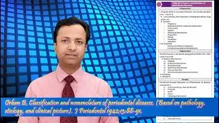 Classification of periodontal diseases Part I