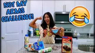 NOT MY ARMS COOKING CHALLENGE!! *GONE WRONG*
