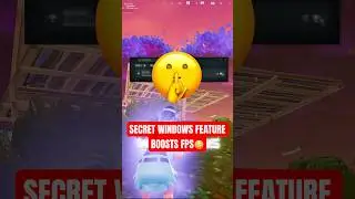 THIS Secret Windows Feature Boosts FPS in Fortnite!😳 