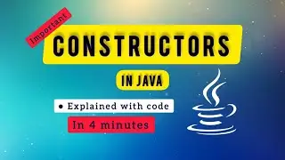 Constructors in Java || #constructor #constructors #javaforbeginners #javaprogramming #learntocode