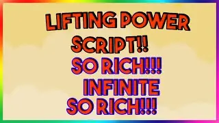 Roblox NEW Lifting Power Simulator Script Exploit GUI (Pastebin 2022)