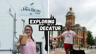 Small Town Series Ep. 1: Decatur Indiana | SCULPTURE TOUR + Visiting a Downtown Coffee Shop!