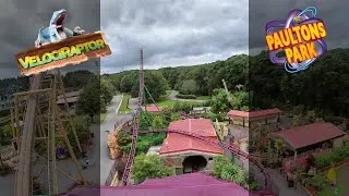Velociraptor On Ride POV at Paultons Park Home of Peppa Pig World 