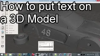 Adding Text to 3D Models - 123D Design and Meshmixer