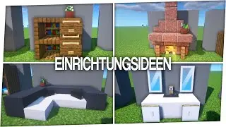 10 Einrichtungsideen in Minecraft