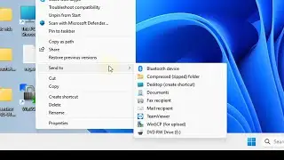 How to Edit Send To Context menu in Windows 10 / 11