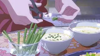 Aesthetic anime food edit