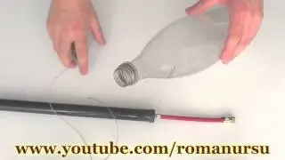 Как сделать водяную ракету из пластиковой бутылки ⁄ How to make a water rocket with a plastic bottle