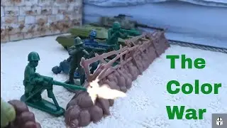 The Color War || Army Men Stop Motion