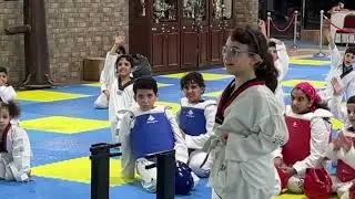 تايكوندو تحدي أطفال تكسير الخشب مع كابتن انس أوزون #taekwondo #jeddah #tkd #تمرين_ياكبير