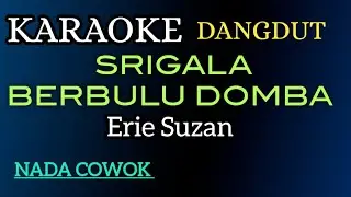 SRIGALA BERBULU DOMBA ( ERIE SUZAN ) KARAOKE DANGDUT NADA COWOK