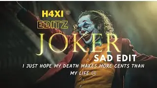 JOKER 2019 FT. JOKER SONG || HARDY SANDHU || @harrdysandhu #joaquinphoenix #beauisafraid
