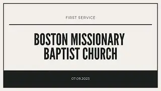 First Service - July 9, 2023