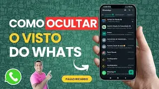 Como Ocultar Seu Visto por Último no WhatsApp!👁️🚫