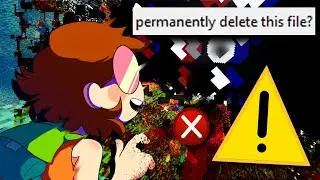 DO NOT DELETE YOURSELF FROM MINECRAFT...