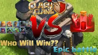 bh troops VS skeleton spell !! epic battle must watch !! CLASH WITH S.A.D